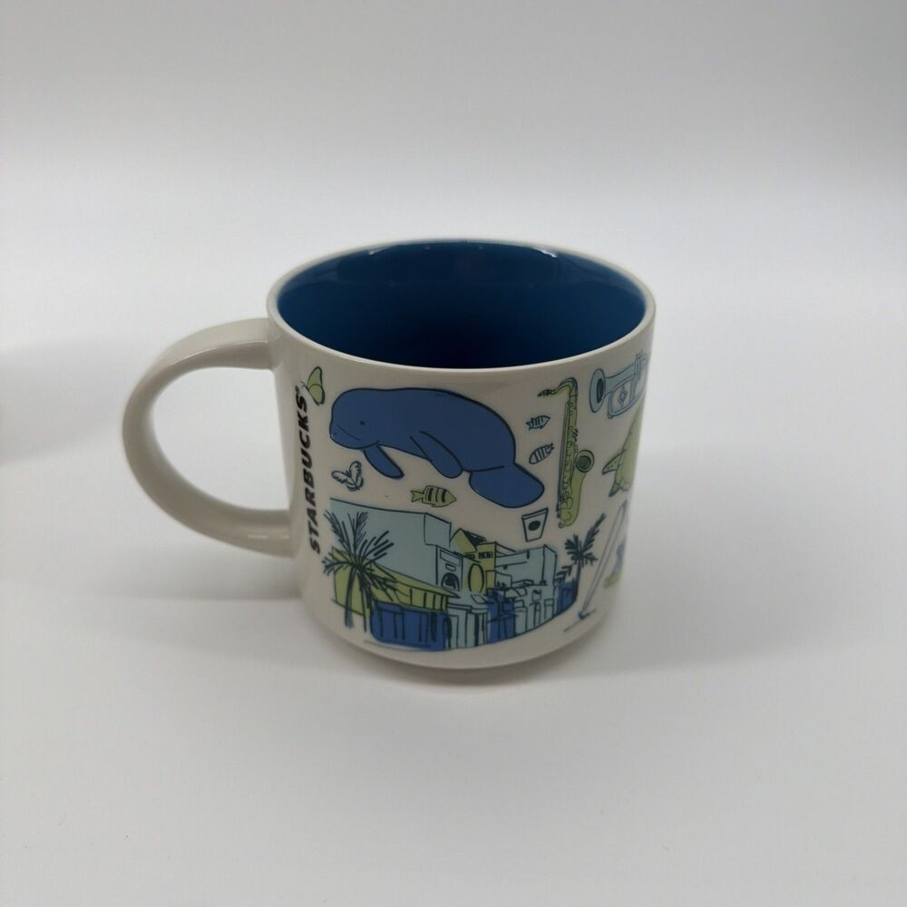 Starbucks Mug Playa Del Carmen Mexico Been There Series 14 oz Coffee * NEW*